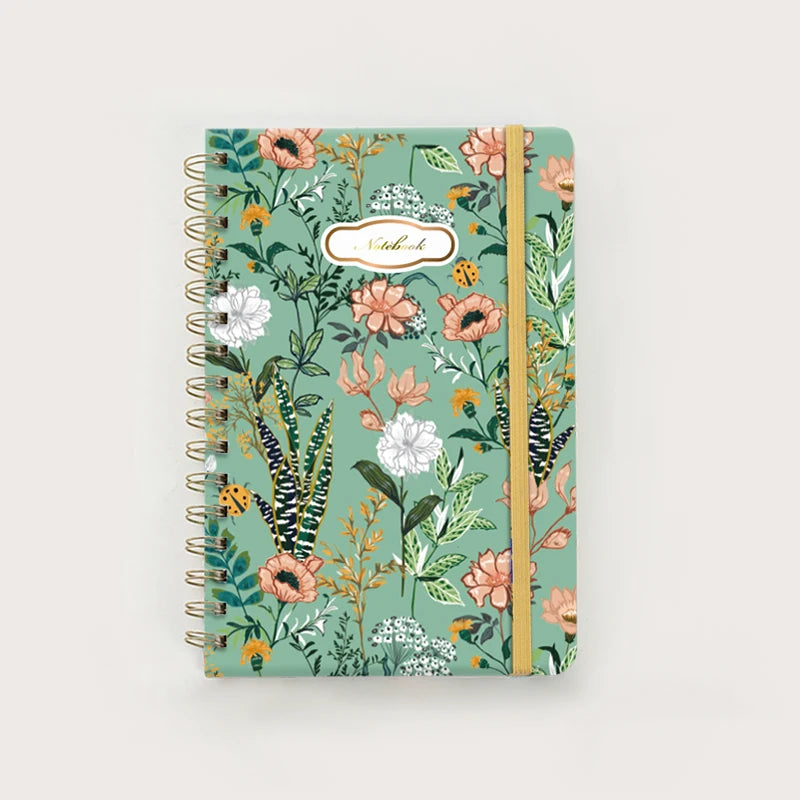 Cuaderno A5 de Espiral Floral