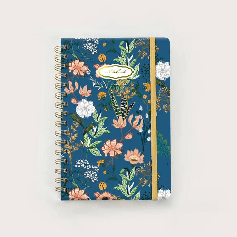 Cuaderno A5 de Espiral Floral