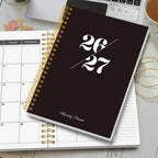 Agenda mensual A5 2026–2027 – Planificador de 24 meses con espiral