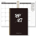 Agenda mensual A5 2026–2027 – Planificador de 24 meses con espiral