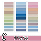 Pack de 2400 notas adhesivas de colores – Marcadores para organizar y señalar documentos