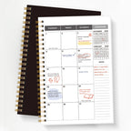 Agenda mensual A5 2026–2027 – Planificador de 24 meses con espiral