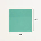 Notas adhesivas transparentes – 50 hojas | Diferentes tamaños y colores