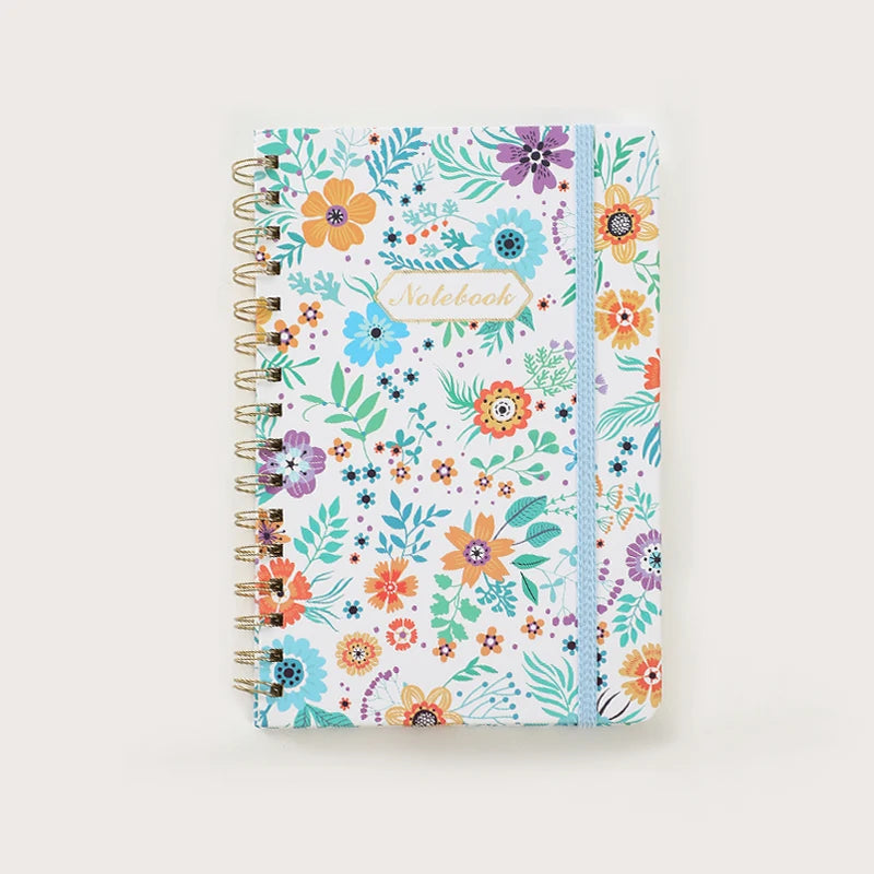 Cuaderno A5 de Espiral Floral
