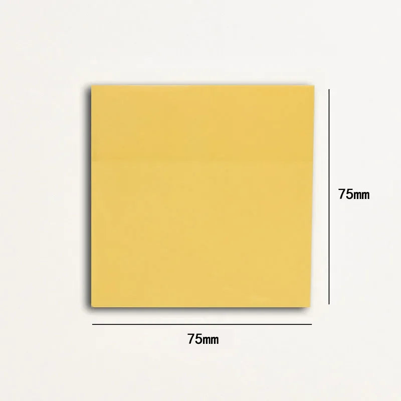 Notas adhesivas transparentes – 50 hojas | Diferentes tamaños y colores