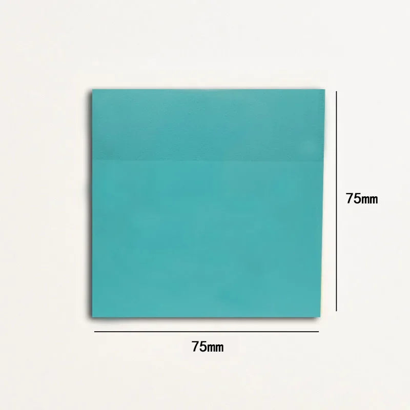 Notas adhesivas transparentes – 50 hojas | Diferentes tamaños y colores