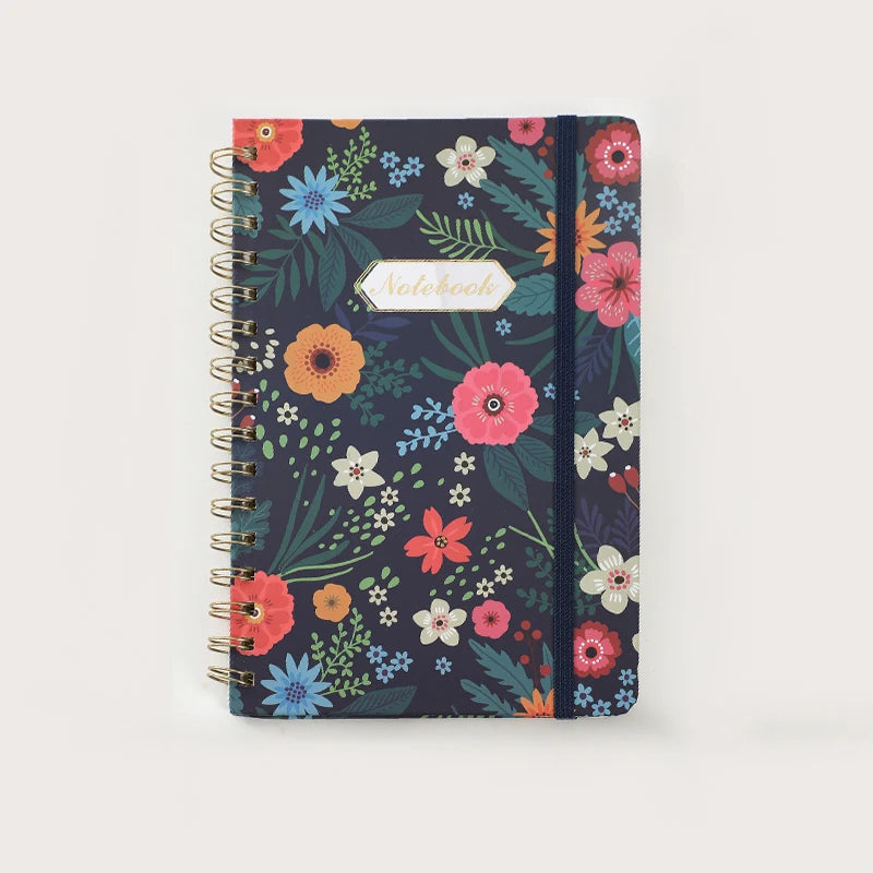 Cuaderno A5 de Espiral Floral