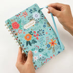 Cuaderno A5 de Espiral Floral
