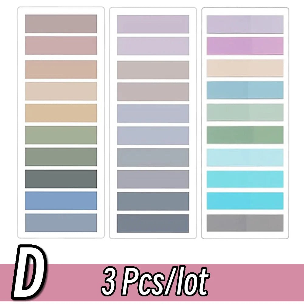 Pack de 2400 notas adhesivas de colores – Marcadores para organizar y señalar documentos