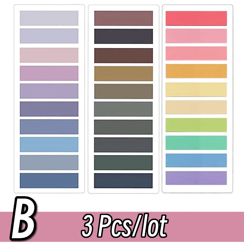 Pack de 2400 notas adhesivas de colores – Marcadores para organizar y señalar documentos