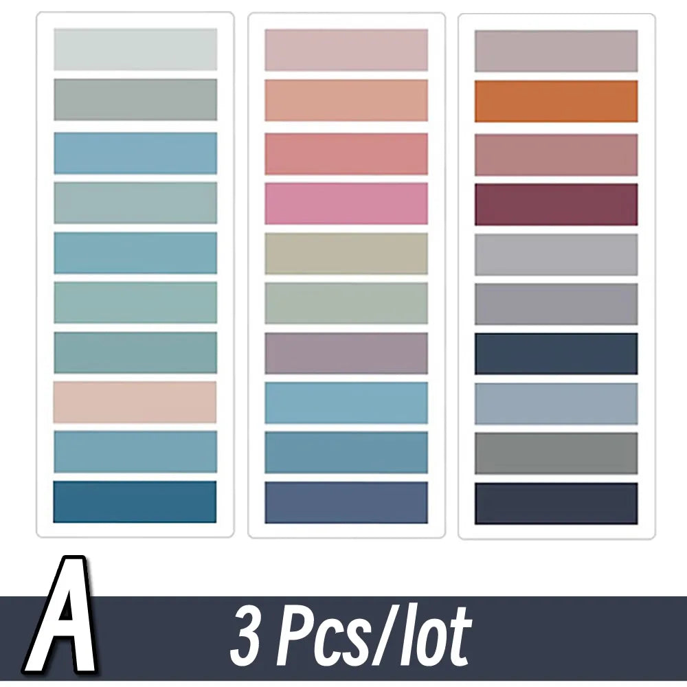 Pack de 2400 notas adhesivas de colores – Marcadores para organizar y señalar documentos